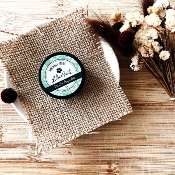 Dentifrice solide naturel menthe
