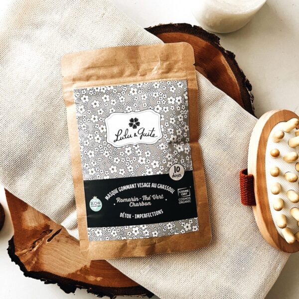 Masque Gommant Visage Au Ghassoul - Détox Et Peaux À Imperfections - 10 Doses