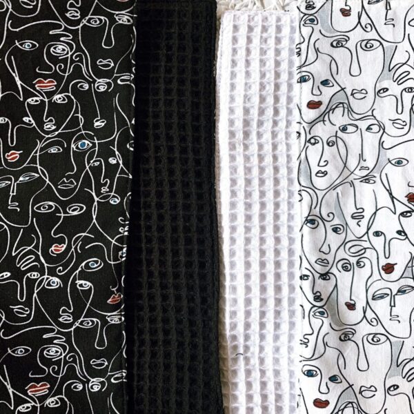 Essuie-tout lavable visages