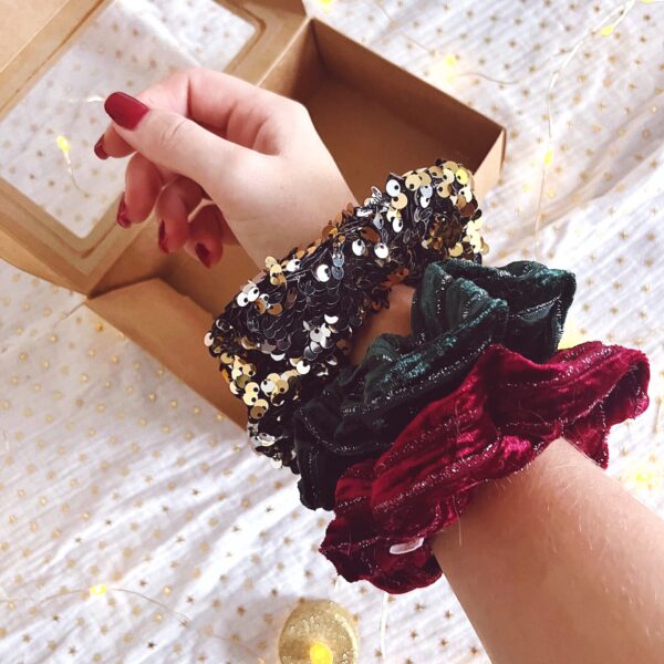 3 chouchous portés au poignet edition limitée noel