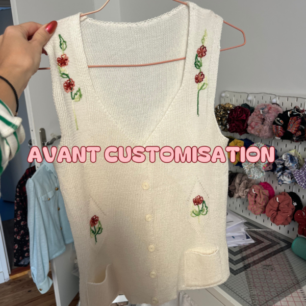 Blouse avant customisation